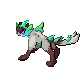 Ferarite, the Fluorite Cat Pokémon!